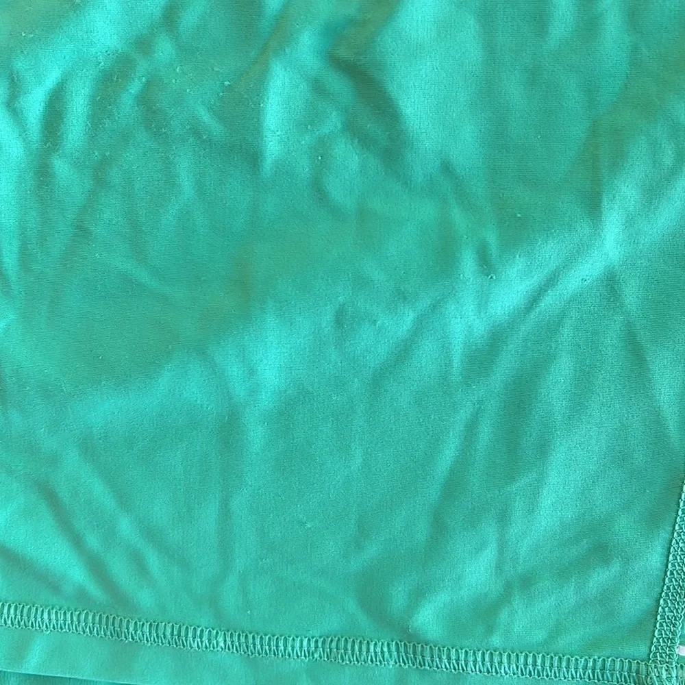 Patagonia green striped short sleeve rash guard